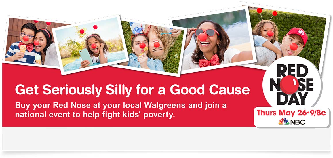 Walgreens Red Nose Day Cause Marketing Campaign 